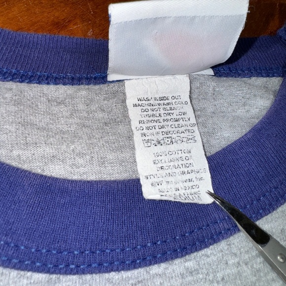 Women’s Majestic New York Mets NYM Inaugural MLB Baseball Raglan T-Shirt M Med - Picture 5 of 7